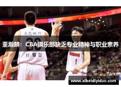 董瀚麟：CBA俱乐部缺乏专业精神与职业素养